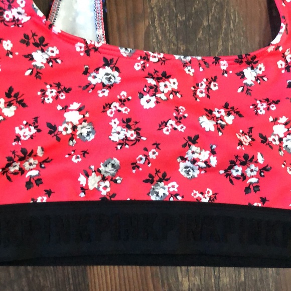 PINK Floral Ultimate Sports Bra - Picture 7 of 7